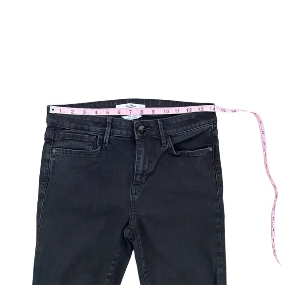 Sam Edelman “The Kitten” Skinny Ankle Mid Rise Black Jeans 28 - Picture 9 of 13